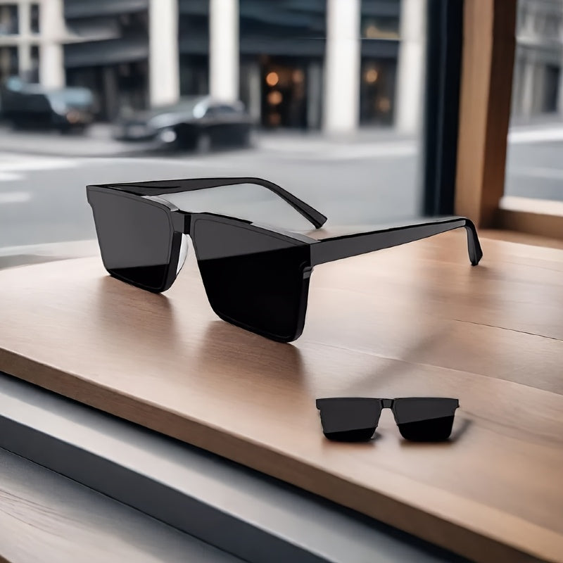 Fashionable sunglasses made of plastic and metal - TrendAura