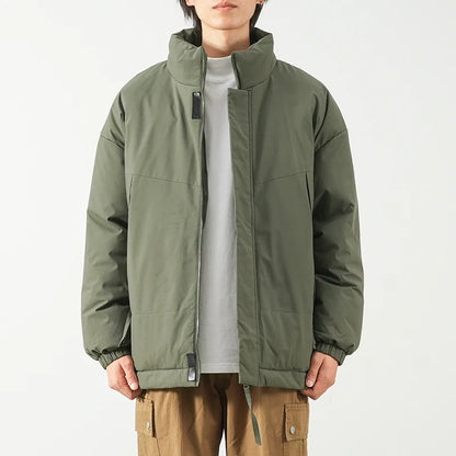 Warm, wind- and water-repellent winter jacket