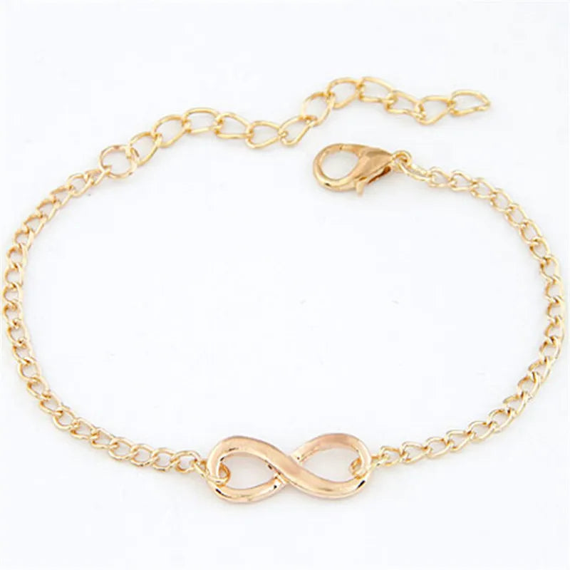 Fashionable infinity bracelet for women and men in  and