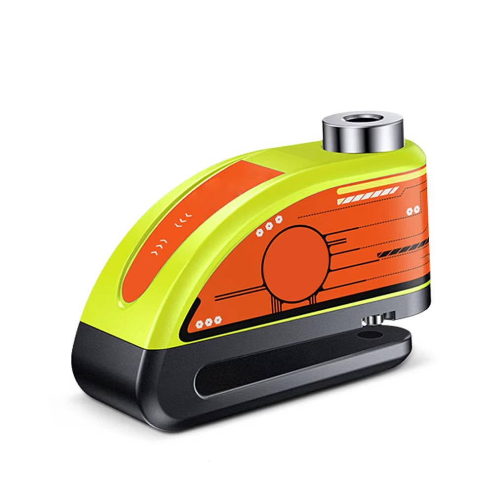 Motorcycle Anti-Theft Alarm Disc Lock For Riders Waterproof USB Rechargeable 120dB Siren