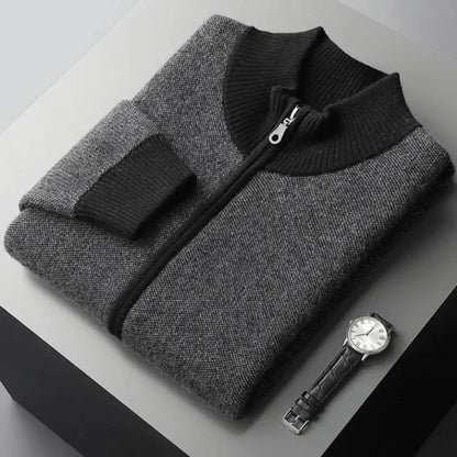 Nash Cashmere Full-Zip Sweater