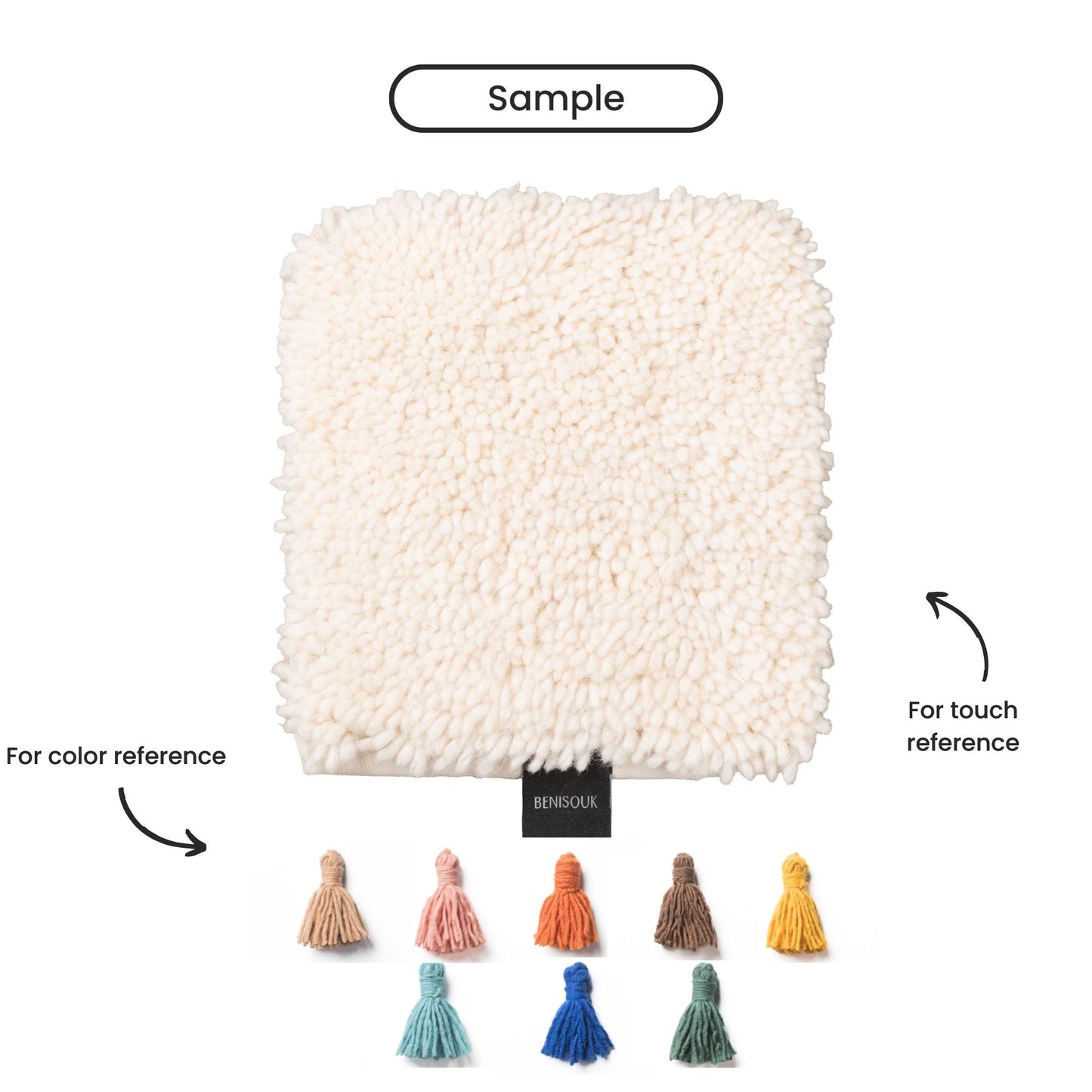Nassij Round - Shag Moroccan rug