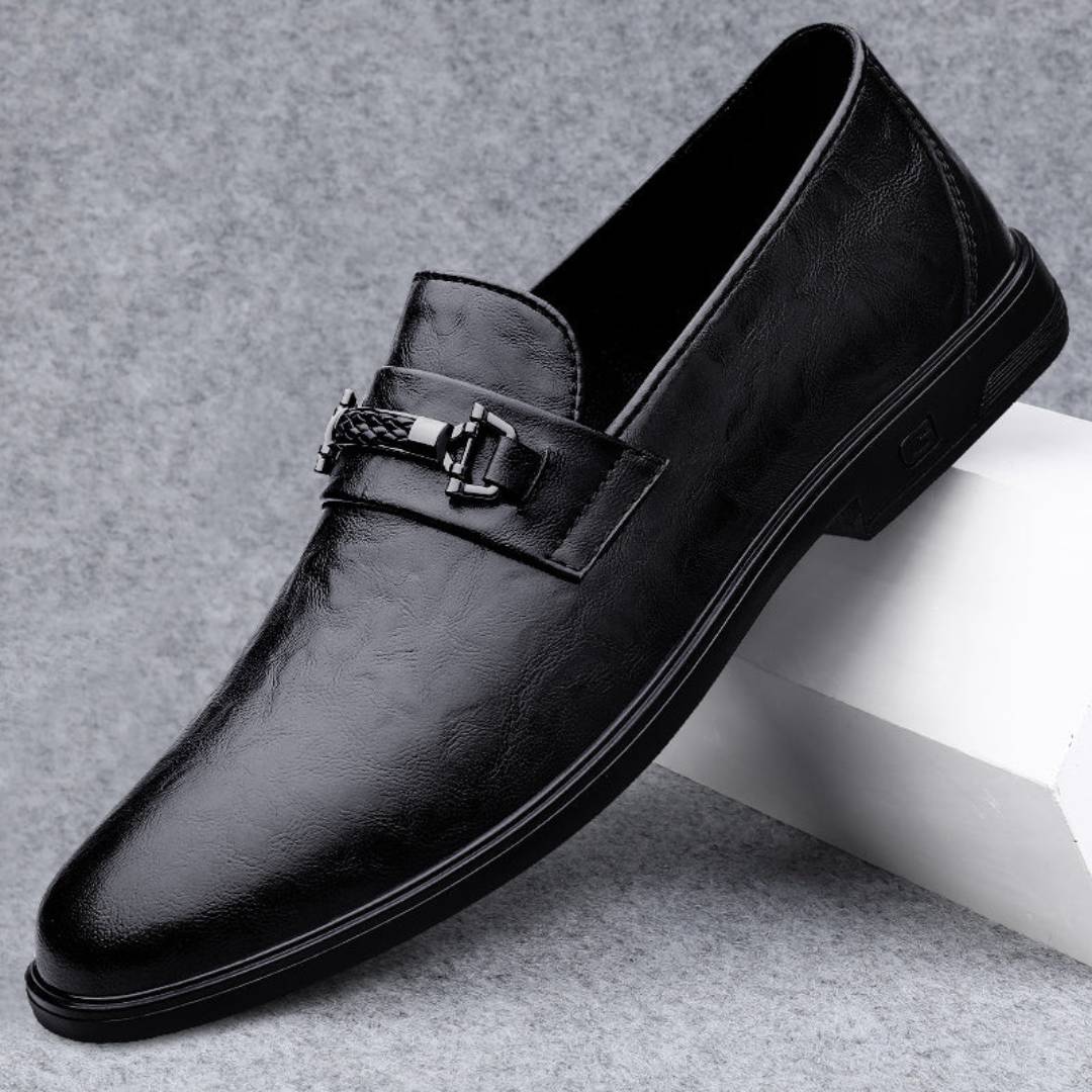 Nathan Leather Loafers