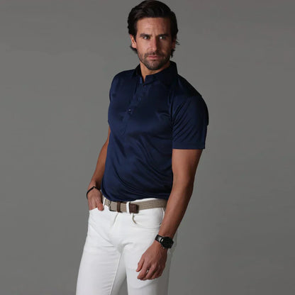 Rico | Stiff Collar Polo Shirt Men for Modern Style and Comfort