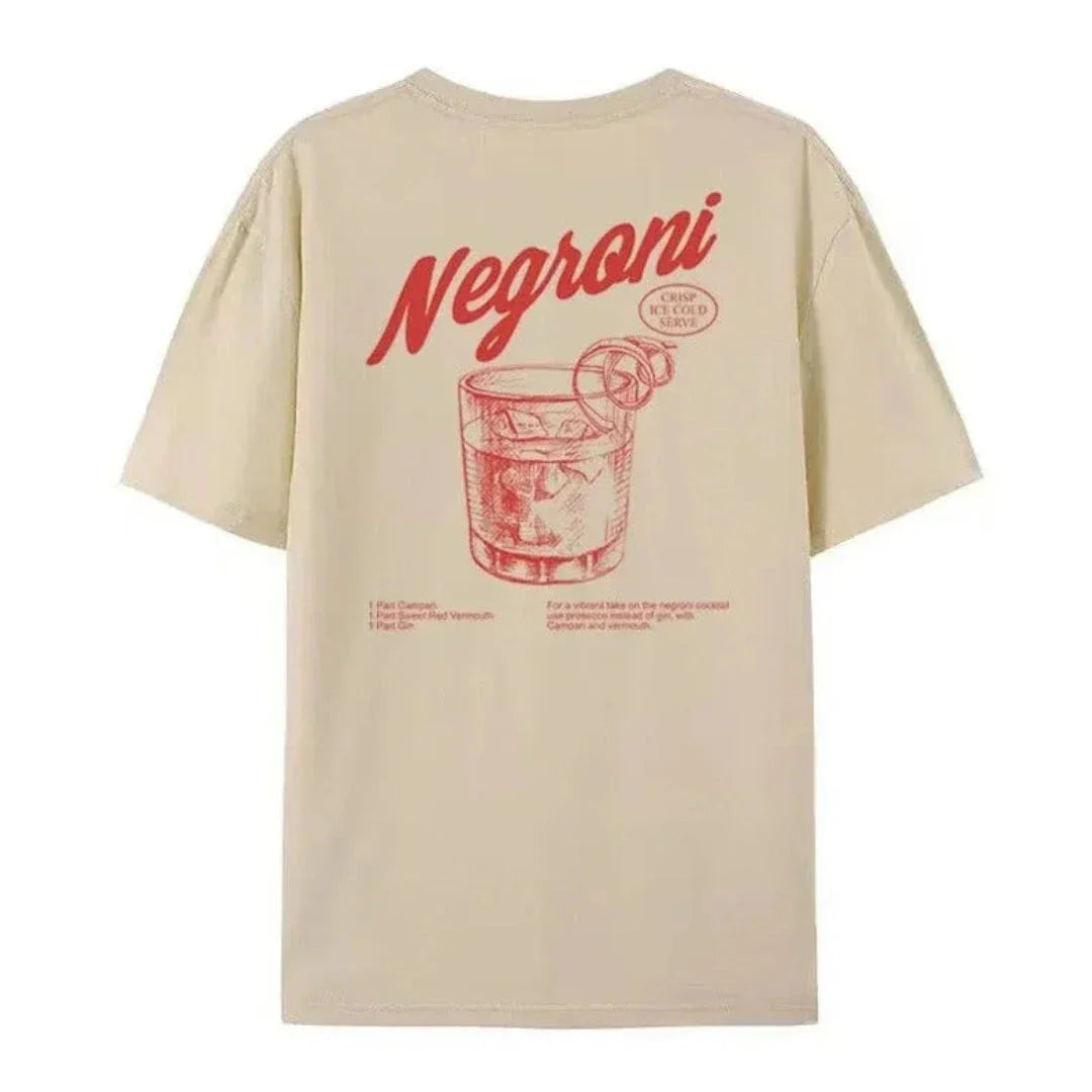 Negroni Nights Vintage Graphic Cotton Tee