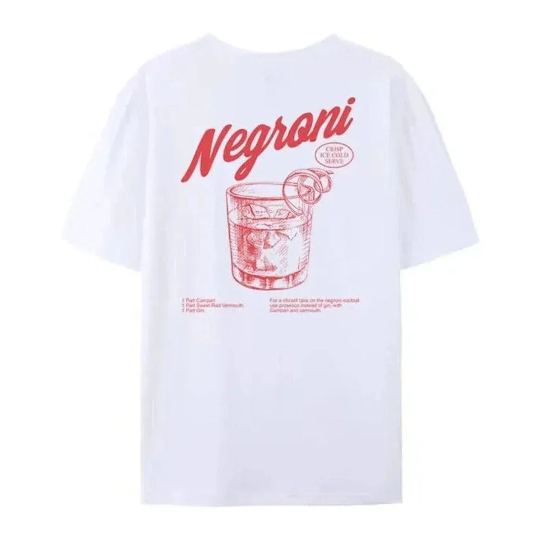 Negroni Nights Vintage Graphic Cotton Tee