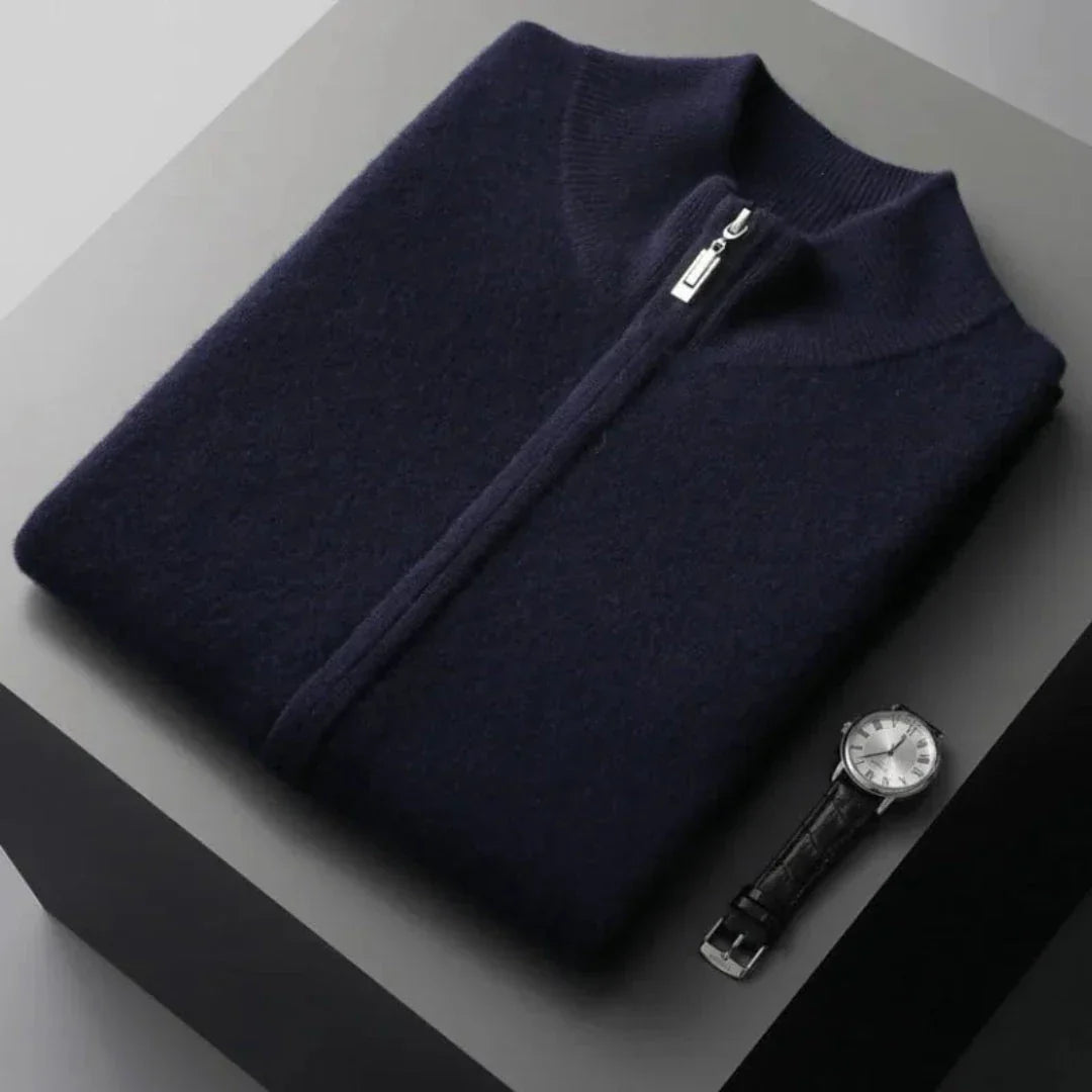 Neil Wool Full-Zip Vest