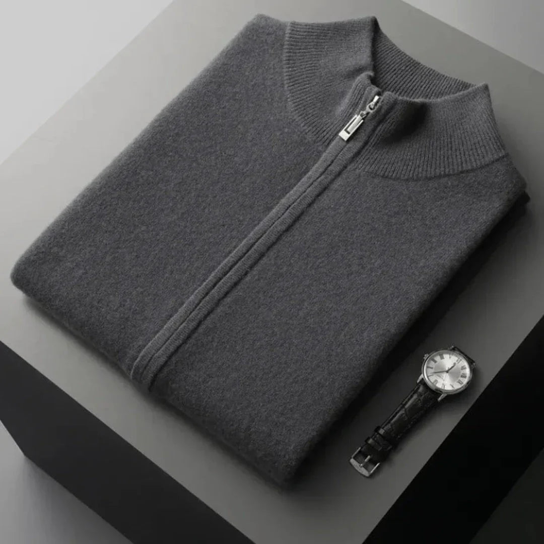 Neil Wool Full-Zip Vest