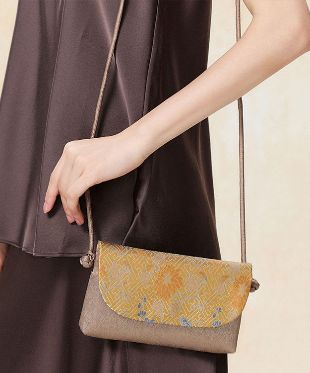Nouveau sac à bandoulière polyvalent en soie de style chinois - TrendAura