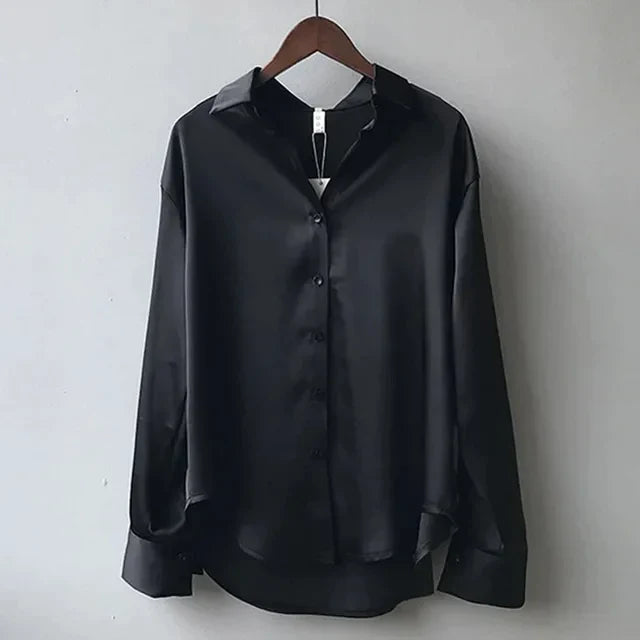 Modille Casual Loose Blouse For Women Radiant All Day Comfort Subtle Shine Soft Texture Luxe Everyday Wear
