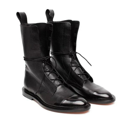 Women's Vintage-Inspired Boots with Classic Design and Sturdy Construction
