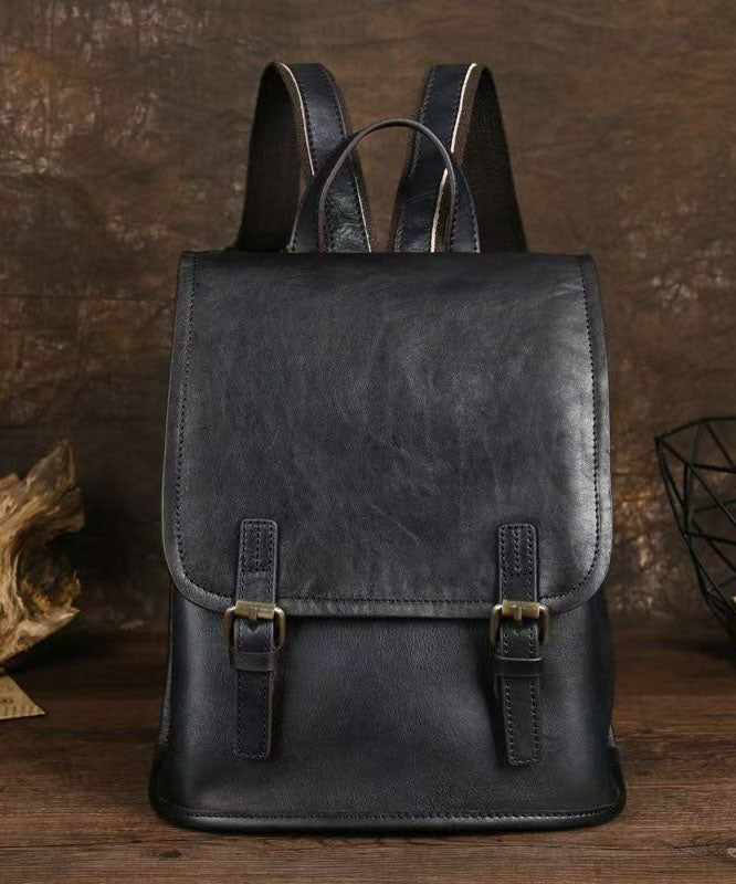 Nouveau sac à dos élégant en cuir de veau de grande capacité - TrendAura