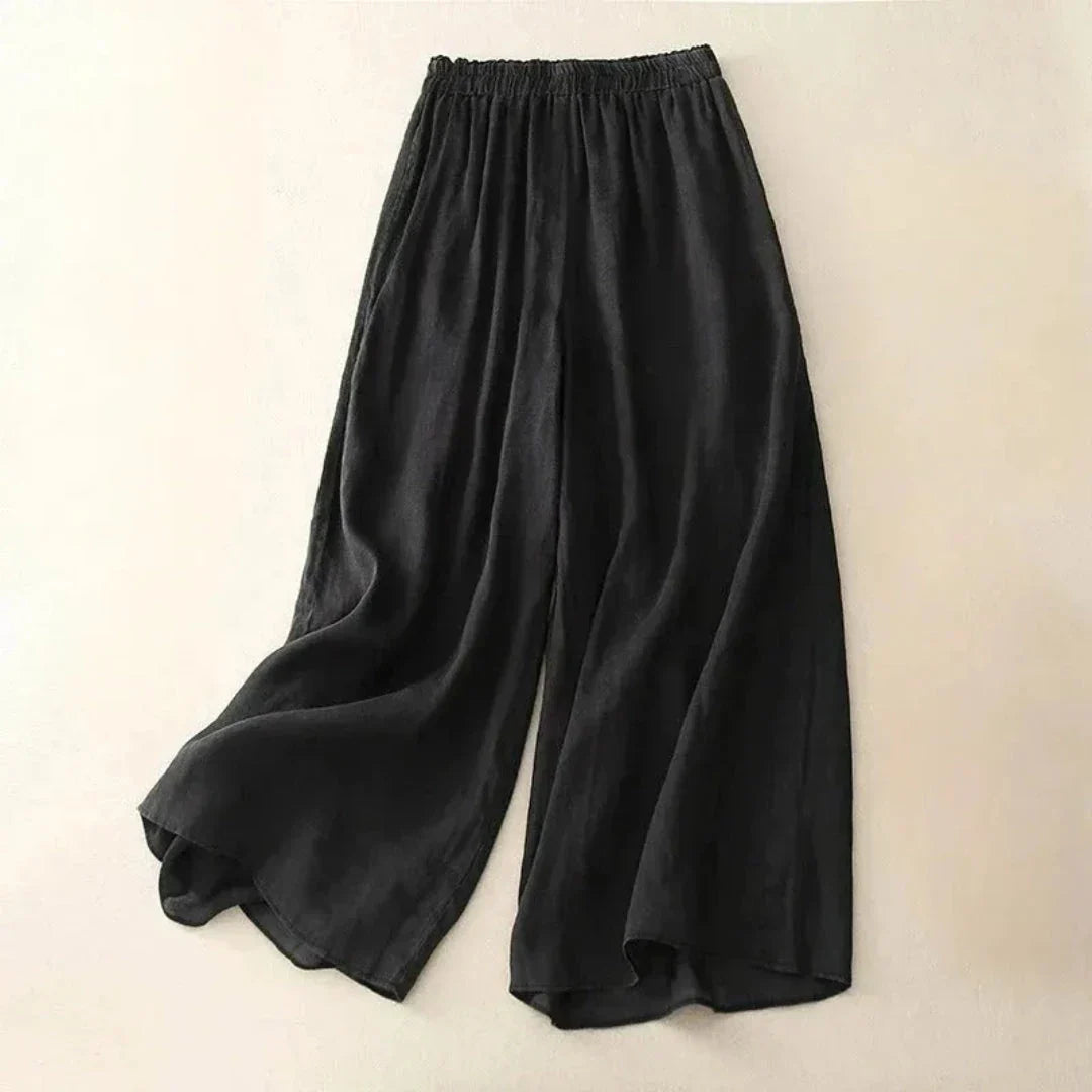 Nicki Wide-Leg Linen Trousers