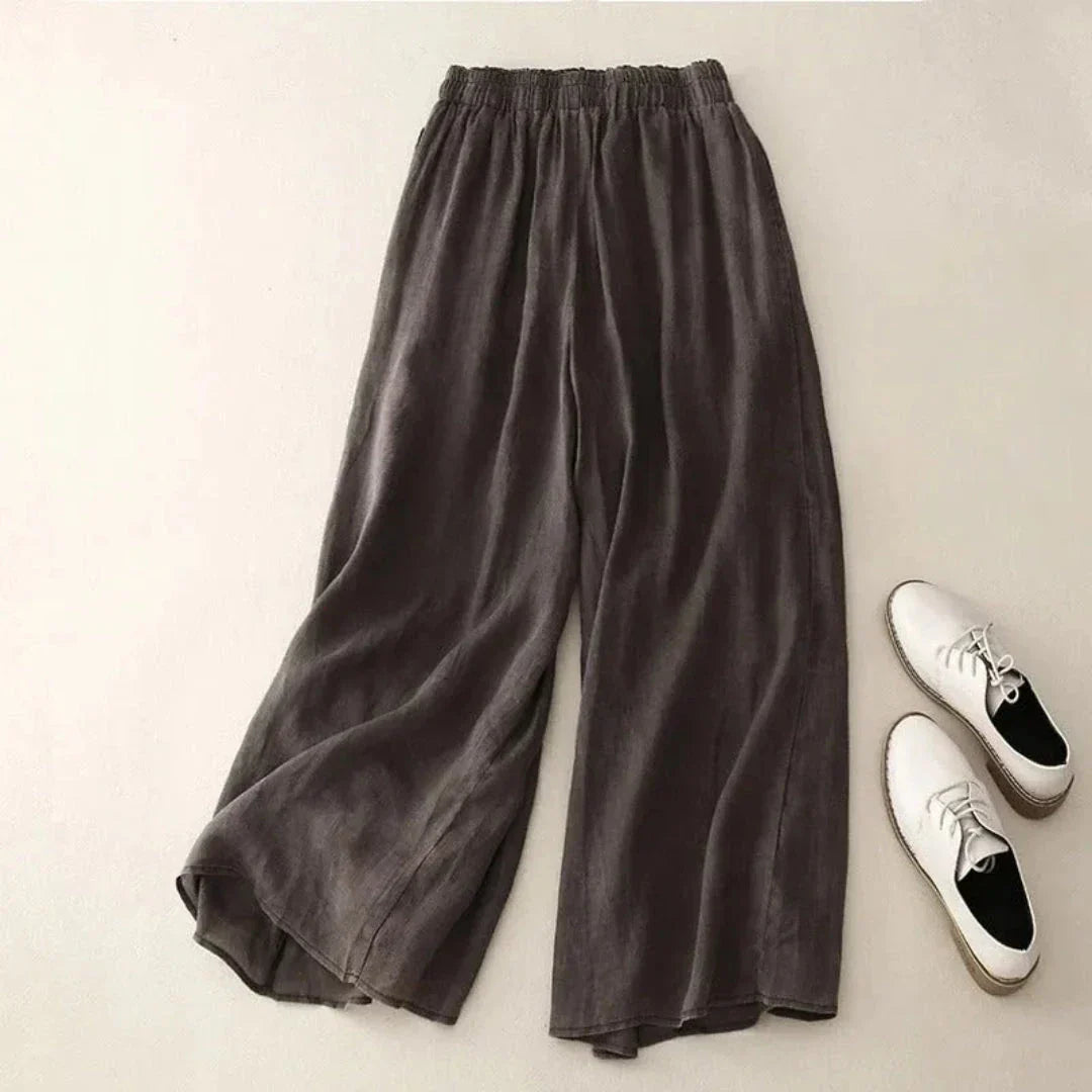 Nicki Wide-Leg Linen Trousers