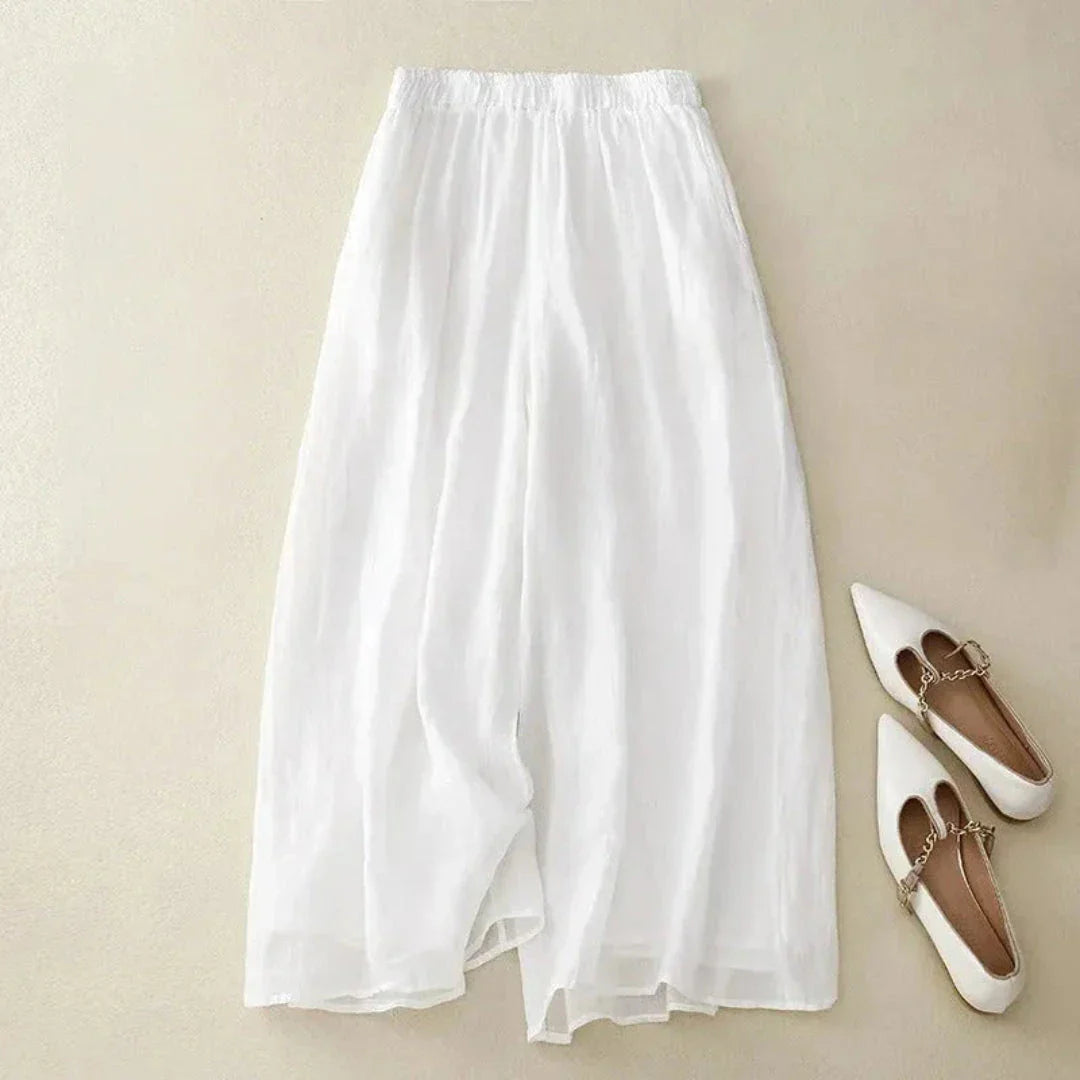 Nicki Wide-Leg Linen Trousers