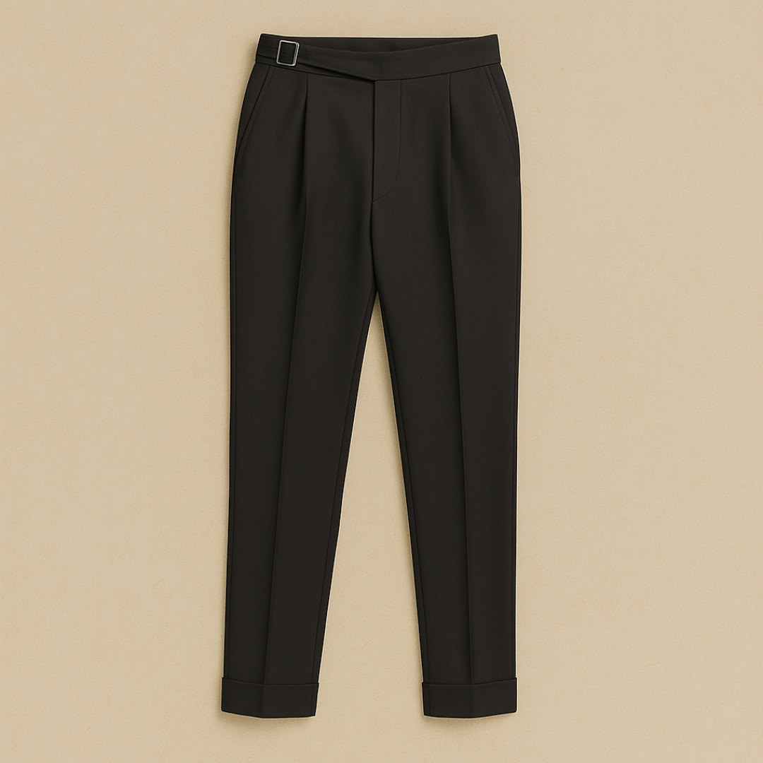 TrendAura | High-Waisted Men's Trousers