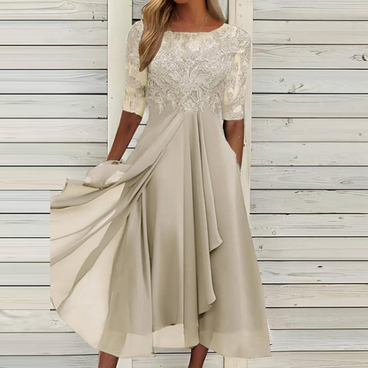 Lena Elegant Lace Dress for Women Glamorous Party Eveningwear with Premium Craftsmanship