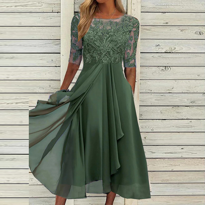 Lena Elegant Lace Dress for Women Glamorous Party Eveningwear with Premium Craftsmanship