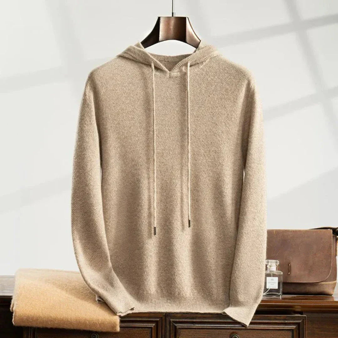 Noel Cashmere Knit Hooded Sweater