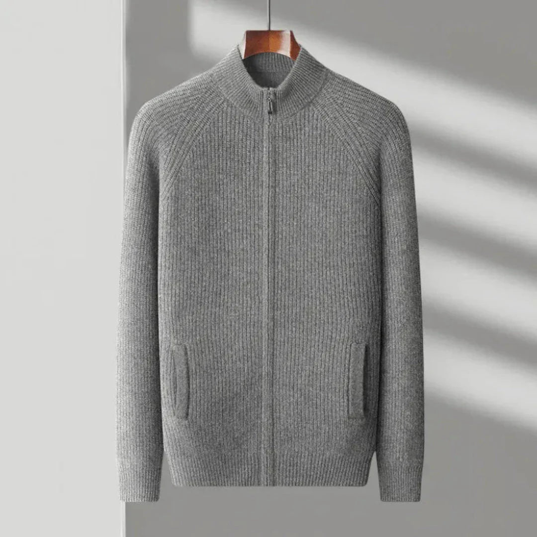 Nolan Cashmere Ribbed Sweater