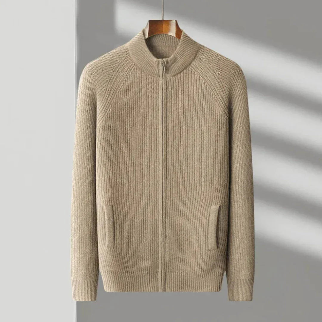 Nolan Cashmere Ribbed Sweater
