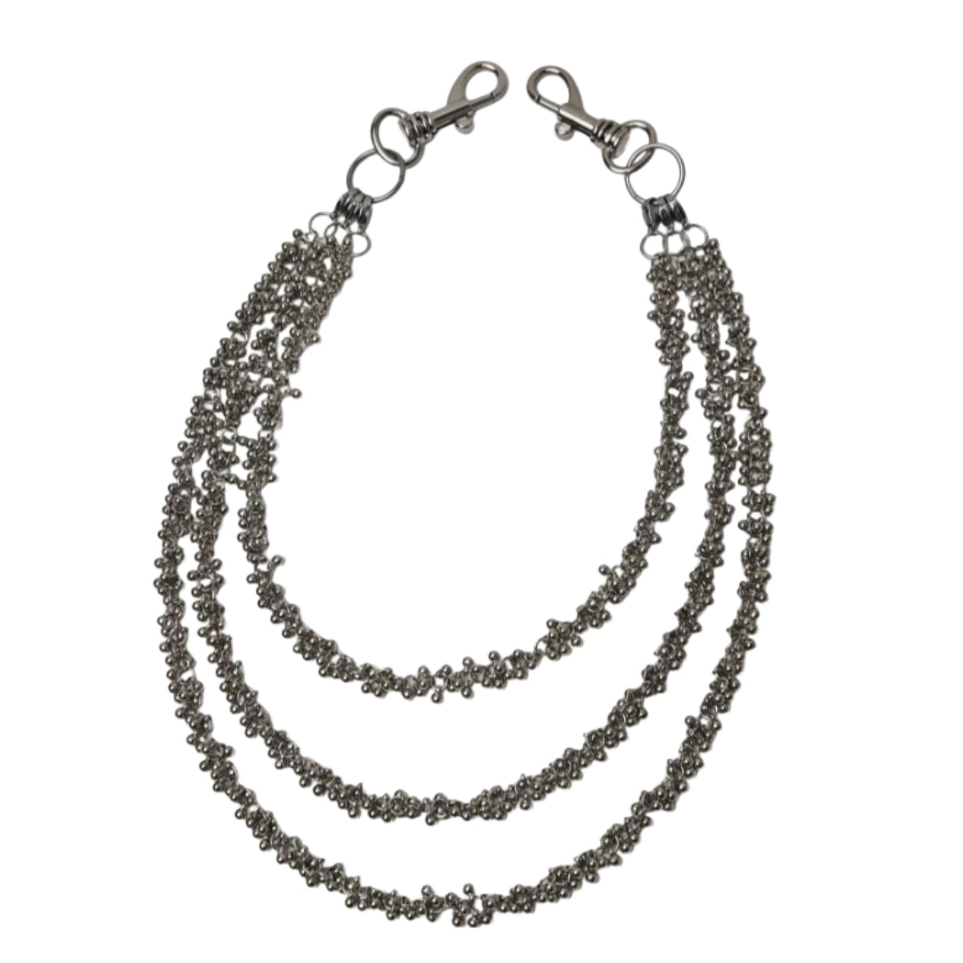 Layered Bead Wallet Chain - TrendAura