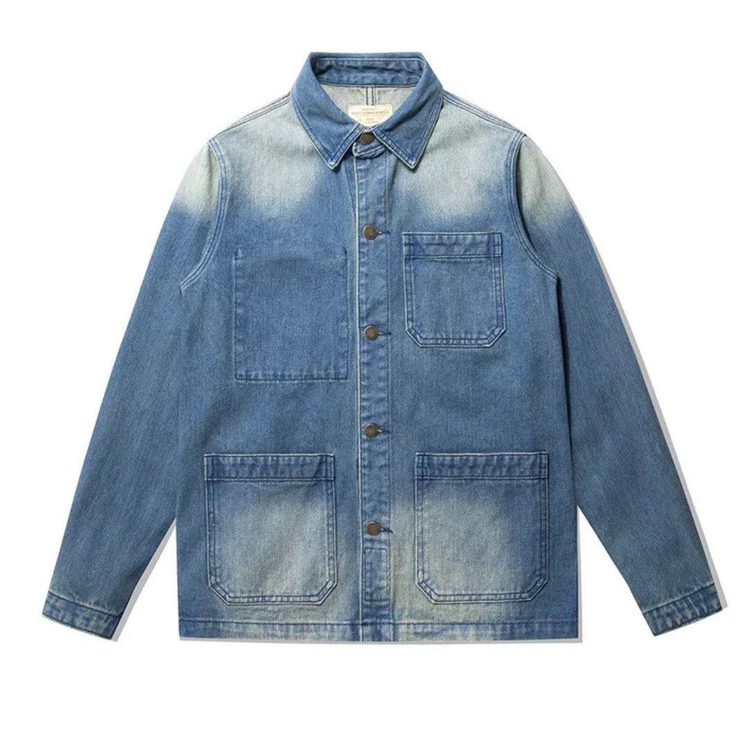 Raw Denim Work Jacket