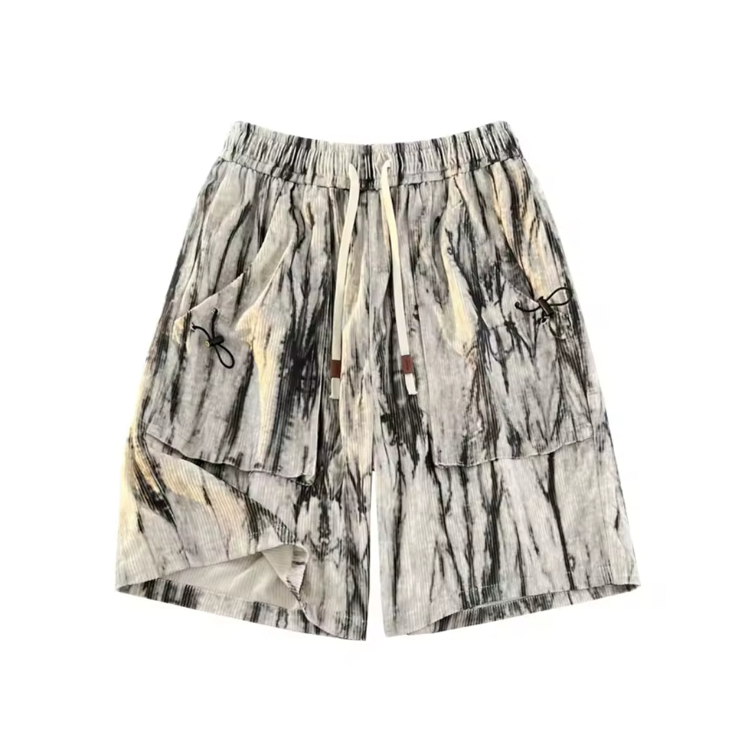 Marble Corduroy Shorts