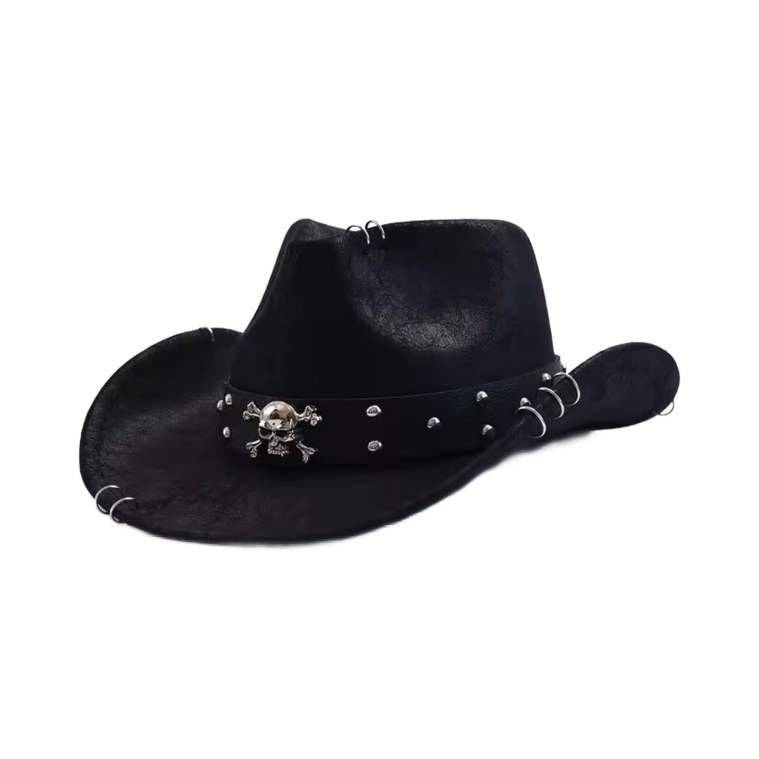 Western Skull Cowboy Hat