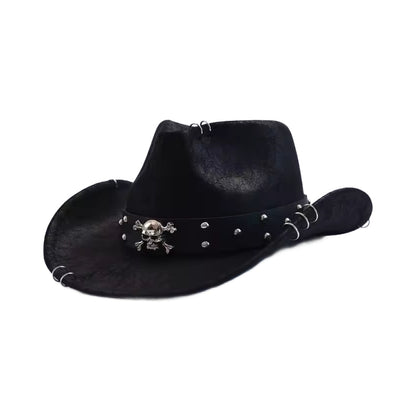 Western Skull Cowboy Hat