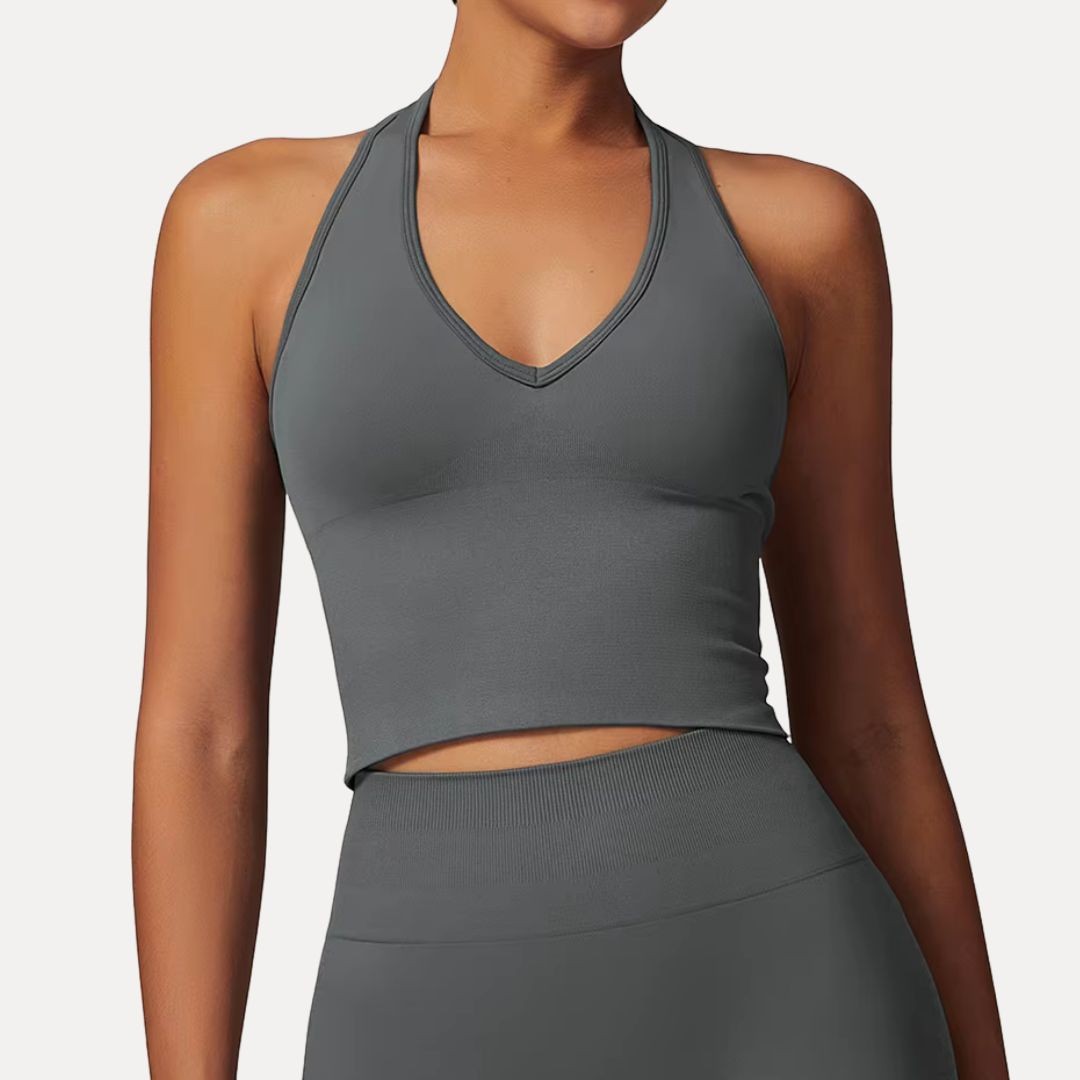 Nova Halter Neck Crop Tank