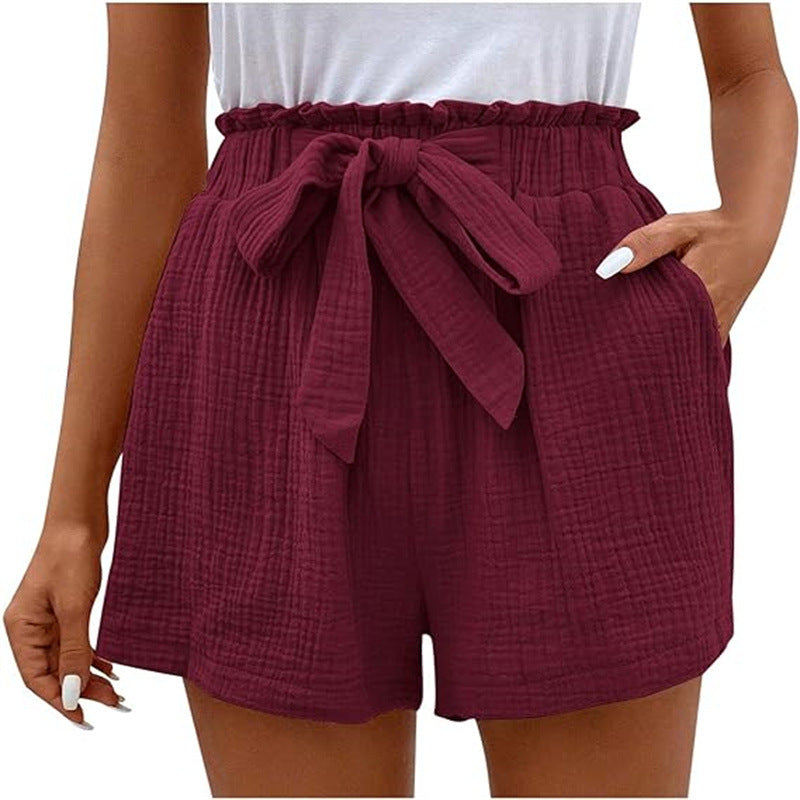Laura Womens High-Waisted Shorts With Lightweight Breathable Fabric For Summer Comfort