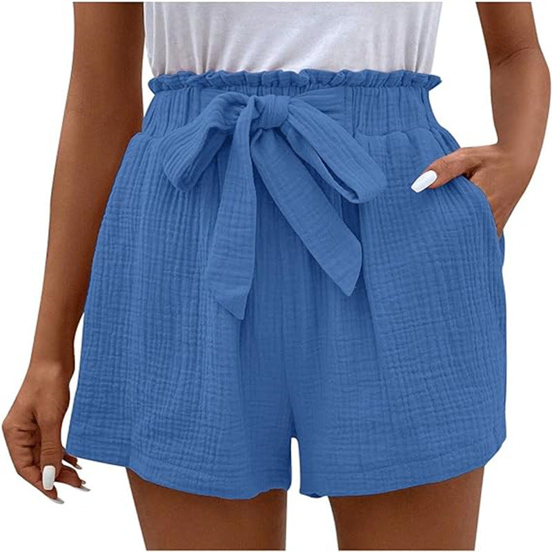 Laura Womens High-Waisted Shorts With Lightweight Breathable Fabric For Summer Comfort