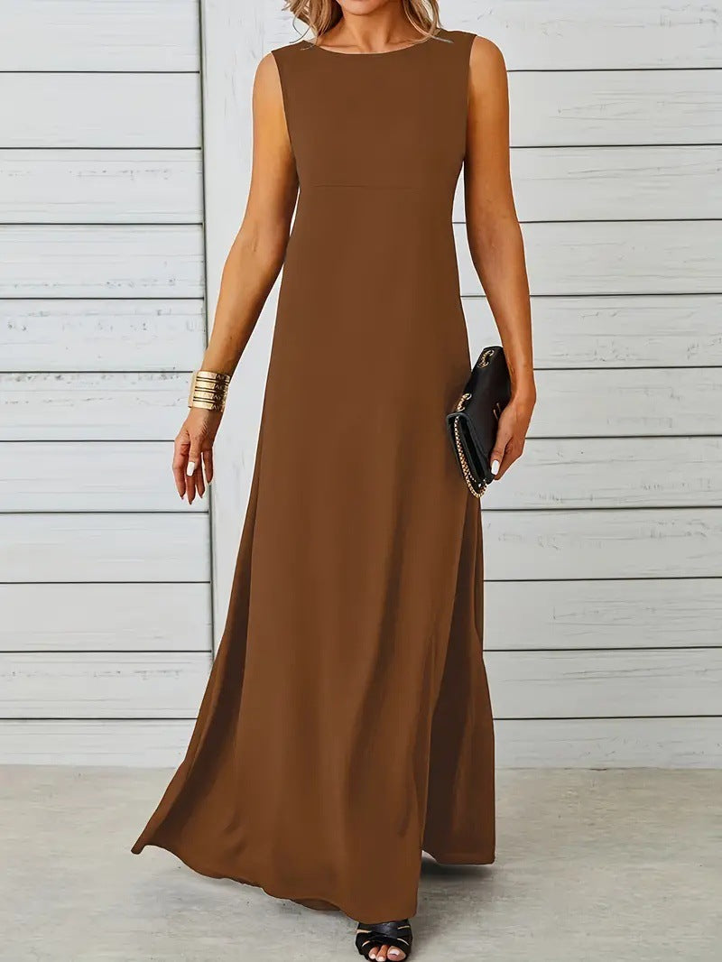 Dress for women – Sleeveless – Relaxed fit – Light and breathable – Minimalist design