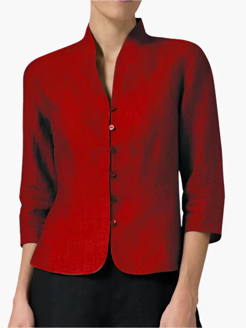 Women's blazer with stand-up collar – Elegant business look for office and special occasions