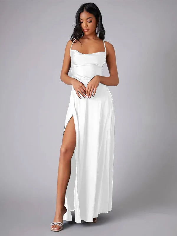 Jasmijn Satin Dress For Women Luxurious Shine Seductive Design Timeless Elegance