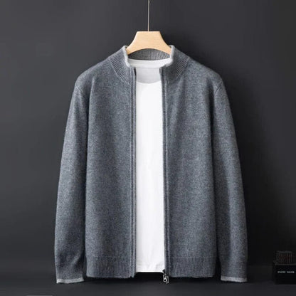 Max Zipper Cardigan For Men Comfortable Everyday Wear Versatile Casual To Formal