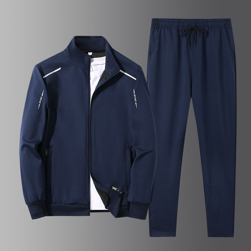 Men's Sport Zip Tracksuit Versatile Two Piece Set For Active Men With Modern Fit Everyday Wear