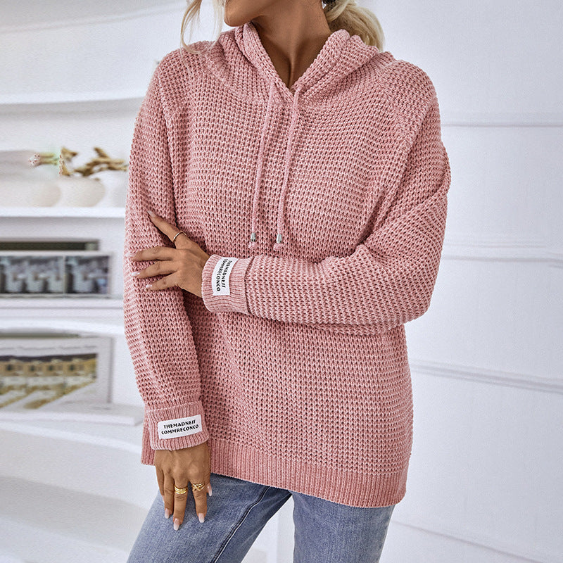 Womens Chenille Knit Sweater Cozy Everyday Wear With Minimalist Elegant Style For Cold Days