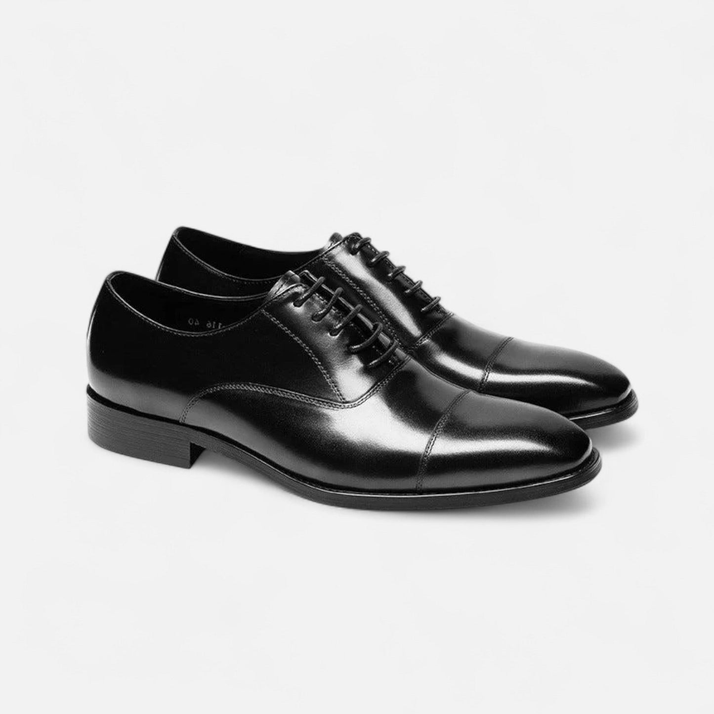 Richelieu Old World Leather Oxford Shoes For Men Classic Formal Dress Shoes For Weddings And Meetings
