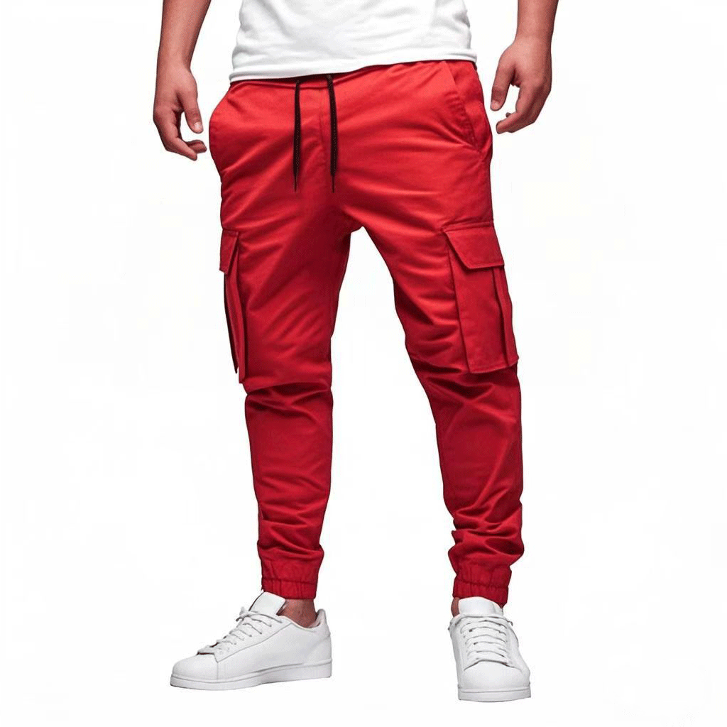 Cargo Jogger Pants For Men Slim Fit Stretch Cotton Comfort
