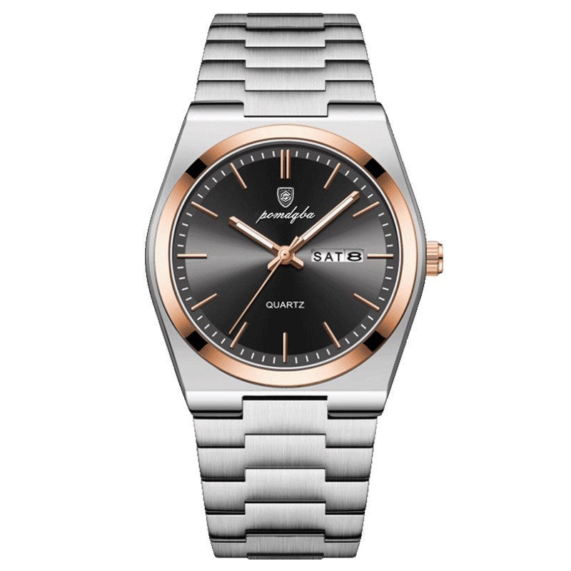 Steel Ultra‑SlimWatch for Men