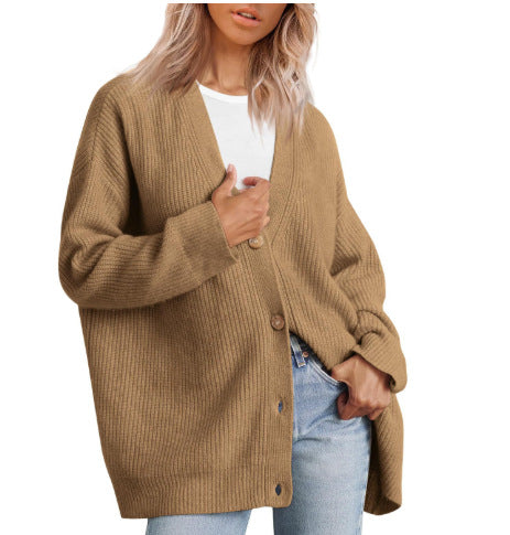 Hannah | Women’s Winter Button Up Casual Knit Cardigan