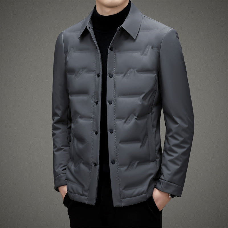 Mens Quilted Lightweight Water Resistant Hip Length Jacket Tailored Fit Nordisk Flair Outerwear