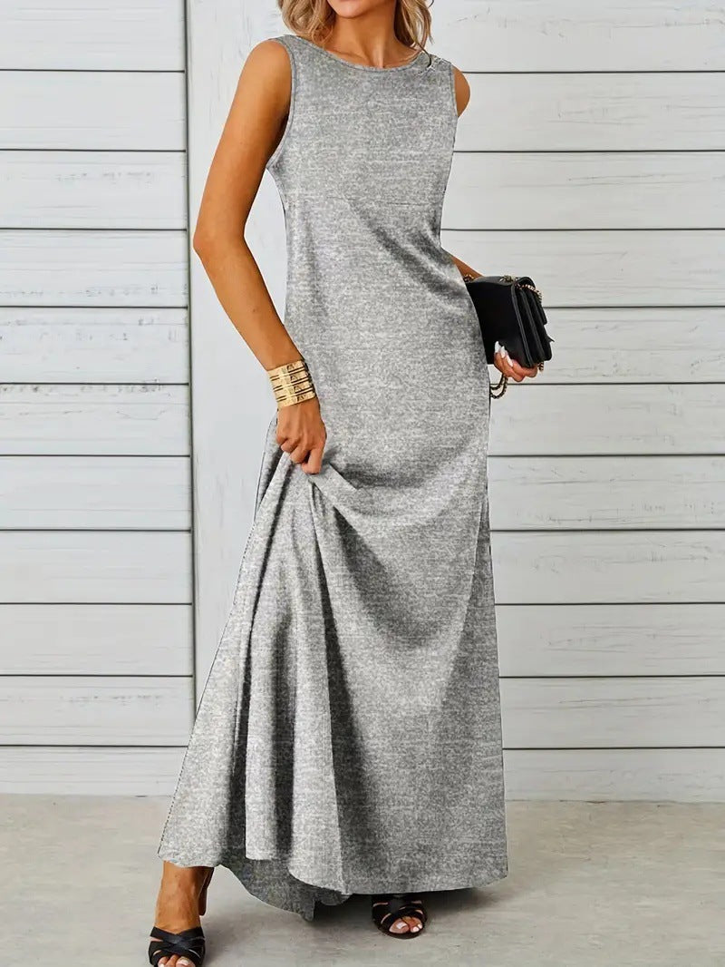 Dress for women – Sleeveless – Relaxed fit – Light and breathable – Minimalist design