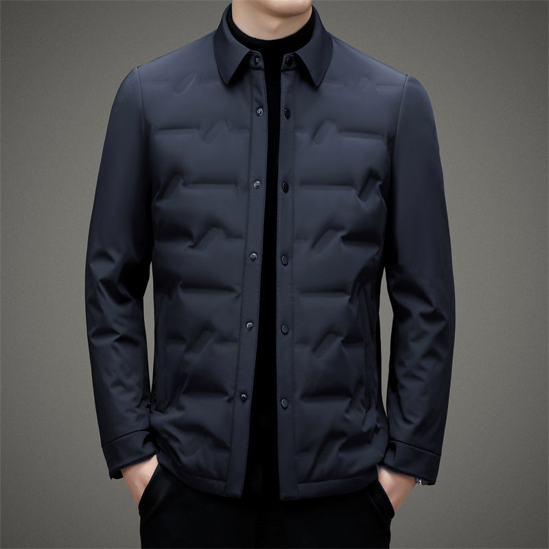 Mens Quilted Lightweight Water Resistant Hip Length Jacket Tailored Fit Nordisk Flair Outerwear