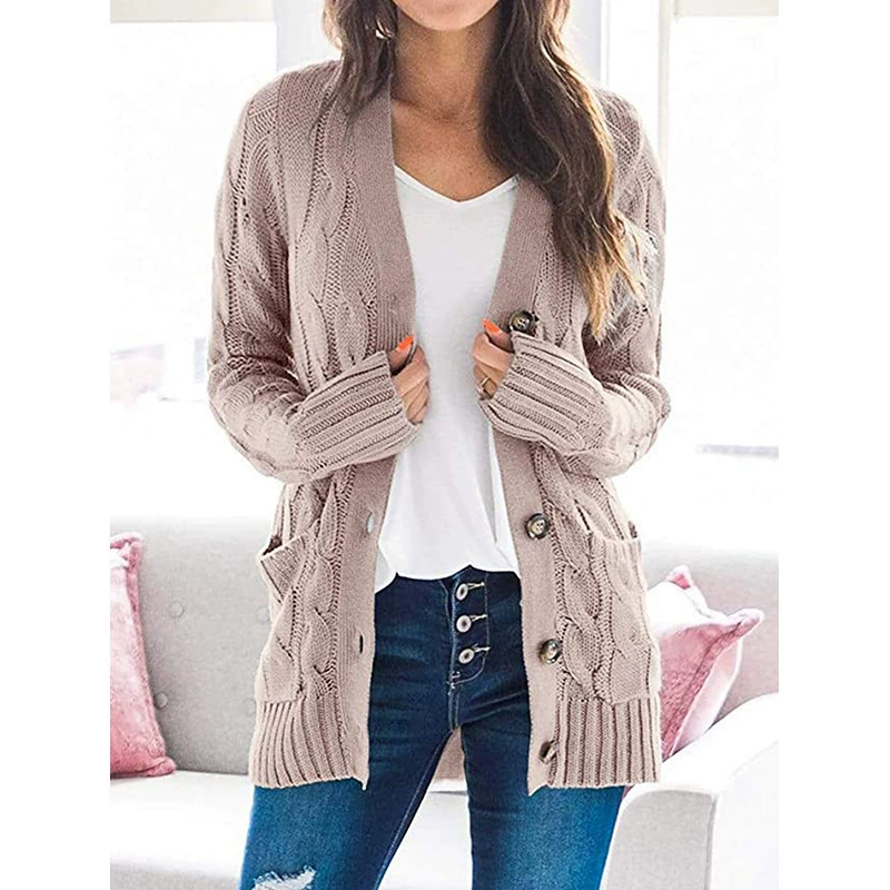 Women’s Chunky Knit Cardigan | Long