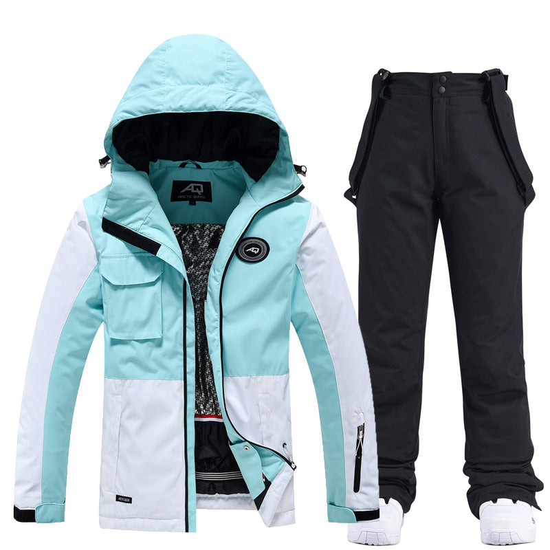 Women’s Two-Piece Ski Suit – Water-Resistant Jacket and Pants – Windproof – Tailored Fit