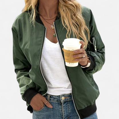 Ancient World | Classic Women's Jacket with Zipper Closure