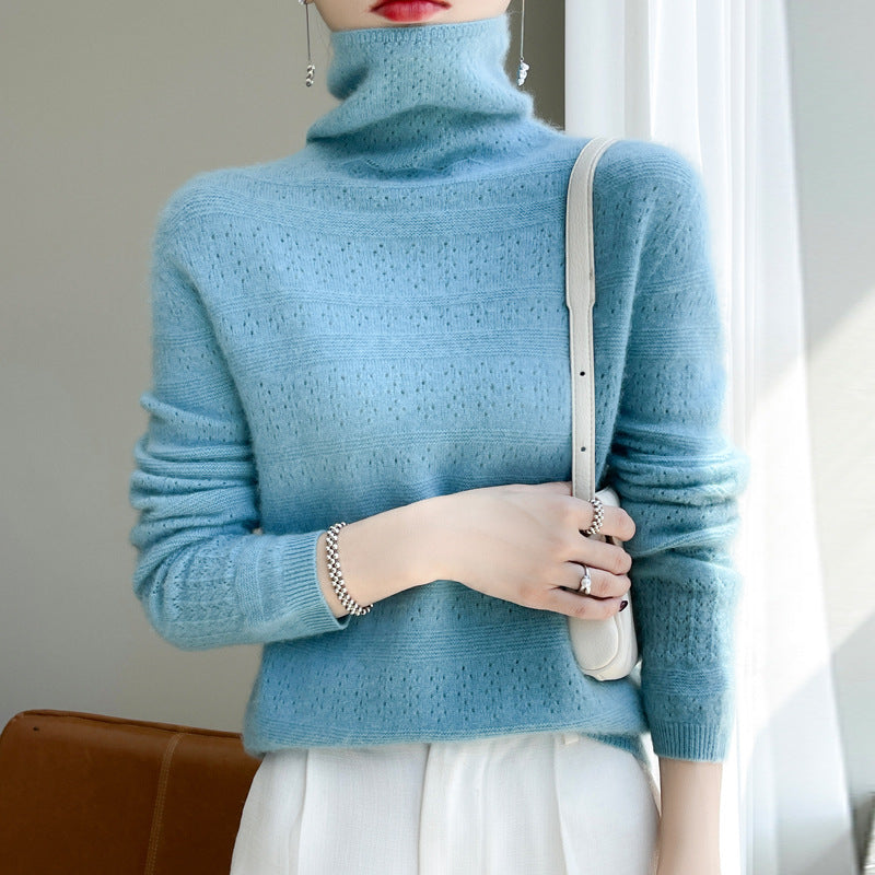 Women’s High Neck Pullover | Classic Winter Style